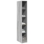 Armario de madera de ingeniería gris Sonoma 30x50x200 cm by , Wardrobes - Ref: Foro24-3307707, Price: 103,70 €, Discount: %