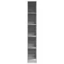 Armario de madera de ingeniería gris Sonoma 30x50x200 cm by , Wardrobes - Ref: Foro24-3307707, Price: 101,52 €, Discount: %