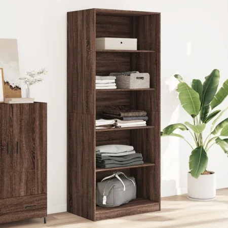 Armario madera de ingeniería color roble marrón 80x50x200 cm de , Armarios roperos - Ref: Foro24-3307726, Precio: 136,14 €, D...
