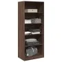Armario madera de ingeniería color roble marrón 80x50x200 cm de , Armarios roperos - Ref: Foro24-3307726, Precio: 136,14 €, D...