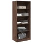Armario madera de ingeniería color roble marrón 80x50x200 cm by , Wardrobes - Ref: Foro24-3307726, Price: 138,90 €, Discount: %