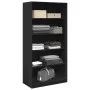 Armario de madera contrachapada negro 100x50x200 cm by , Wardrobes - Ref: Foro24-3307730, Price: 200,67 €, Discount: %