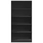 Armario de madera contrachapada negro 100x50x200 cm by , Wardrobes - Ref: Foro24-3307730, Price: 200,67 €, Discount: %