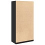 Schwarzer Sperrholzschrank 100x50x200 cm von , Kleiderschränke - Ref: Foro24-3307730, Preis: 202,68 €, Rabatt: %