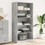 Armario de madera contrachapada gris hormigón 100x50x200 cm by , Wardrobes - Ref: Foro24-3307732, Price: 188,14 €, Discount: %