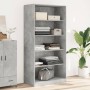 Grau-betonfarbener Sperrholzschrank 100x50x200 cm von , Kleiderschränke - Ref: Foro24-3307732, Preis: 191,51 €, Rabatt: %
