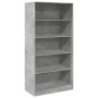 Grau-betonfarbener Sperrholzschrank 100x50x200 cm von , Kleiderschränke - Ref: Foro24-3307732, Preis: 191,51 €, Rabatt: %