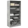 Grau-betonfarbener Sperrholzschrank 100x50x200 cm von , Kleiderschränke - Ref: Foro24-3307732, Preis: 188,14 €, Rabatt: %