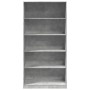 Grau-betonfarbener Sperrholzschrank 100x50x200 cm von , Kleiderschränke - Ref: Foro24-3307732, Preis: 191,51 €, Rabatt: %