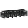 Set de muebles jardín 17 pzas con cojines ratán sintético negro von , Gartensets - Ref: Foro24-3210822, Preis: 897,24 €, Raba...