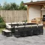 Set comedor de jardín con cojines 13 pzas ratán sintético negro by , Garden sets - Ref: Foro24-3210798, Price: 744,04 €, Disc...