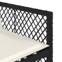 Garten-Essgruppe 7-teilig mit schwarzen Polstern aus synthetischem Rattan. von , Gartensets - Ref: Foro24-3210726, Preis: 390...