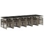 Set comedor de jardín con cojines 13 pzas ratán sintético gris by , Garden sets - Ref: Foro24-3210764, Price: 821,14 €, Disco...