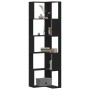 vi Estantería de esquina 5 niveles madera negro 50x50x179 cm by , Bookcases and shelves - Ref: Foro24-852583, Price: 87,19 €,...