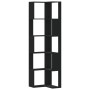 vi Estantería de esquina 5 niveles madera negro 50x50x179 cm by , Bookcases and shelves - Ref: Foro24-852583, Price: 87,19 €,...