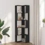 vi Estantería de esquina 5 niveles madera negro 50x50x179 cm by , Bookcases and shelves - Ref: Foro24-852583, Price: 85,72 €,...