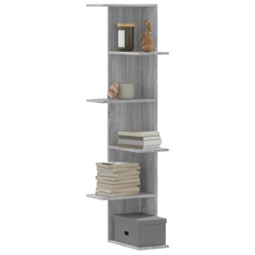 Estantería pared de esquina madera gris Sonoma 36,5x36,5x140 cm by , Shelves and shelves - Ref: Foro24-852632, Price: 55,77 €...