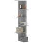 Estantería pared de esquina madera gris Sonoma 36,5x36,5x140 cm by , Shelves and shelves - Ref: Foro24-852632, Price: 55,83 €...
