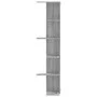 Eck-Wandregal aus Sonoma-Griff in Grau aus Holz, 36,5x36,5x140 cm. von , Regale und Regale - Ref: Foro24-852632, Preis: 54,70...