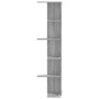 Estantería pared de esquina madera gris Sonoma 36,5x36,5x140 cm de , Estantes y estanterías - Ref: Foro24-852632, Precio: 48,...