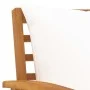Garden bench 120 cm with cream cushions solid acacia wood by vidaXL, garden benches - Ref: Foro24-311829, Price: 170,69 €, Di...