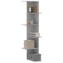 Eck-Wandregal aus grauem Holz und Beton 36,5x36,5x140 cm. von , Regale und Regale - Ref: Foro24-852630, Preis: 47,31 €, Rabat...