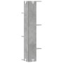 Estantería pared esquina madera gris hormigón 36,5x36,5x140 cm by , Shelves and shelves - Ref: Foro24-852630, Price: 47,31 €,...