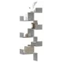 Estantería de pared de esquina madera gris hormigón 45x45x147cm by , Shelves and shelves - Ref: Foro24-852639, Price: 49,71 €...