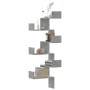 Estantería de pared de esquina madera gris hormigón 45x45x147cm by , Shelves and shelves - Ref: Foro24-852639, Price: 50,35 €...