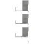 Estantería de pared de esquina madera gris hormigón 45x45x147cm by , Shelves and shelves - Ref: Foro24-852639, Price: 49,71 €...