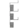 Estantería de pared de esquina madera gris hormigón 45x45x147cm by , Shelves and shelves - Ref: Foro24-852639, Price: 49,71 €...