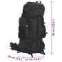 Mochila de senderismo tela oxford negro 60 l de , Mochilas - Ref: Foro24-4009960, Precio: 62,35 €, Descuento: %