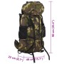 Mochila de senderismo tela oxford verde camuflaje 100 l de , Mochilas - Ref: Foro24-4009976, Precio: 67,95 €, Descuento: %