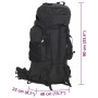 Mochila de senderismo tela oxford negro 100 l de , Mochilas - Ref: Foro24-4009974, Precio: 85,86 €, Descuento: %