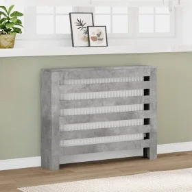 Heizkörperverkleidung aus grauem Holz und Beton 104x20x82 cm. von , Zubehör für Heizkörper - Ref: Foro24-852693, Preis: 65,18...