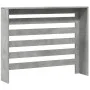 Cubierta de radiador madera gris hormigón 104x20x82 cm de , Accesorios para radiadores de calefacción - Ref: Foro24-852693, P...