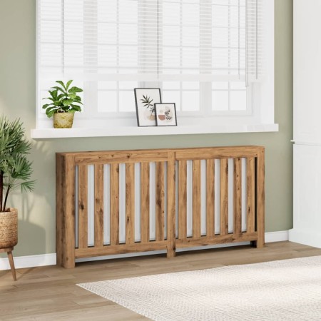 Cubierta de radiador madera color roble artesano 175x20x82 cm by , Accessories for heating radiators - Ref: Foro24-852761, Pr...