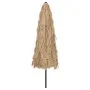 Sombrilla de jardín con LEDs poste acero marrón 324x324x247 cm de , Sombrillas - Ref: Foro24-4005122, Precio: 129,17 €, Descu...