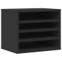 Schreibtisch-Organizer aus schwarzem Ingenieurholz, 36x26x29,5 cm. von , Klassifizierung und Organisation - Ref: Foro24-84804...