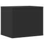 Organizador escritorio madera ingeniería negro 36x26x29,5 cm by , Classification and organization - Ref: Foro24-848046, Price...