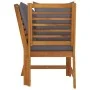 Solid acacia wood corner sofa with dark gray cushions by vidaXL, Modular outdoor sofas - Ref: Foro24-311841, Price: 115,34 €,...