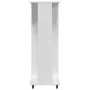 Armario con ruedas madera ingeniería blanco 102x38x110 cm by , Clothing and closet storage - Ref: Foro24-848031, Price: 122,5...