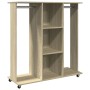 Rollschrank aus Sonoma-Eichenholz, 102x38x110 cm, Ingenieurholz. von , Aufbewahrung von Kleidung und Schränken - Ref: Foro24-...