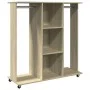 Rollschrank aus Sonoma-Eichenholz, 102x38x110 cm, Ingenieurholz. von , Aufbewahrung von Kleidung und Schränken - Ref: Foro24-...