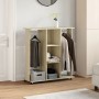 Rollschrank aus Sonoma-Eichenholz, 102x38x110 cm, Ingenieurholz. von , Aufbewahrung von Kleidung und Schränken - Ref: Foro24-...