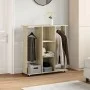 Rollschrank aus Sonoma-Eichenholz, 102x38x110 cm, Ingenieurholz. von , Aufbewahrung von Kleidung und Schränken - Ref: Foro24-...