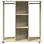 Rollschrank aus Sonoma-Eichenholz, 102x38x110 cm, Ingenieurholz. von , Aufbewahrung von Kleidung und Schränken - Ref: Foro24-...