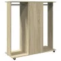 Rollschrank aus Sonoma-Eichenholz, 102x38x110 cm, Ingenieurholz. von , Aufbewahrung von Kleidung und Schränken - Ref: Foro24-...