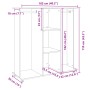 Rollschrank aus Sonoma-Eichenholz, 102x38x110 cm, Ingenieurholz. von , Aufbewahrung von Kleidung und Schränken - Ref: Foro24-...