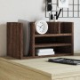 Organizador escritorio madera ingeniería marrón 44,5x24x25 cm by , Classification and organization - Ref: Foro24-848044, Pric...